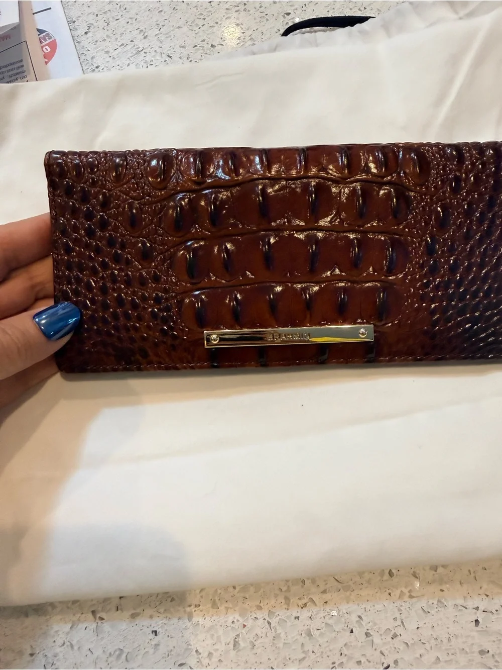 Brahmin crossbody croc